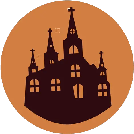  Frankenstein Castle Circle Icon Transparent Png U0026 Svg Transparent Animated Church Png Castle Transparent