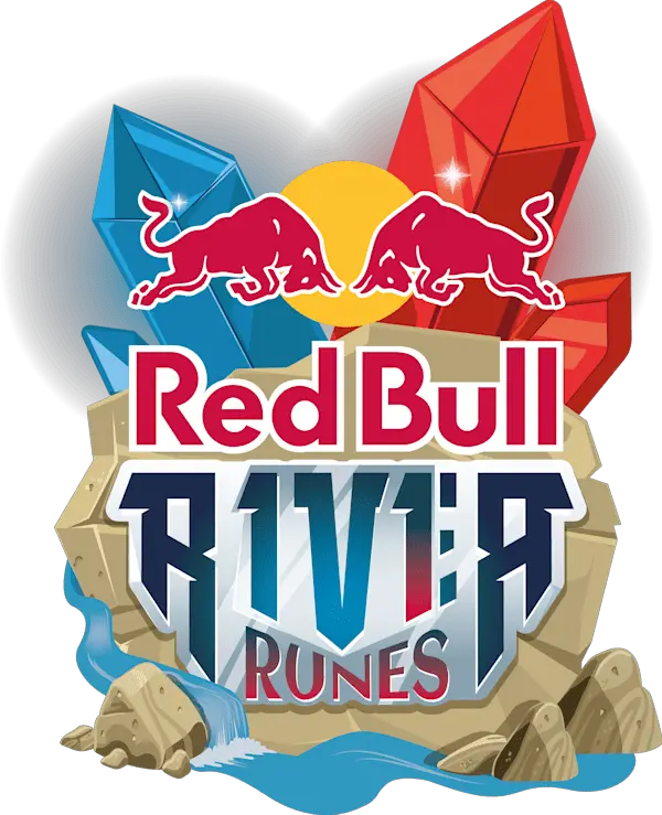  R1v1r Runes Red Bull River Runes Logo Png Runes Png