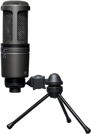  Audio Technica At2020 Usb Microphone Transparent Png Stickpng Audio Technica At2020 Specifications Vintage Microphone Png