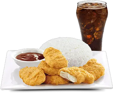  Mcdonalds Delivery Mcdo Chicken Nuggets With Rice Price Png Chicken Nuggets Png