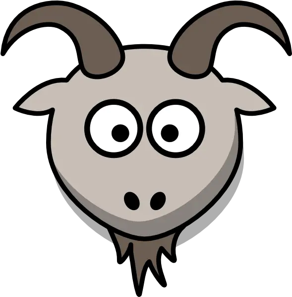  Download Goat Transparent Cartoon Cartoon Goat Head Goat Face Clip Art Png Goat Transparent Background