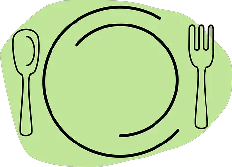  100 Free Fork U0026 Spoon Vectors Pixabay Dinner Plate Clipart Png Fork Plate Icon