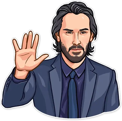  Keanu Stickers Set For Telegram Keanu Reeves Stickers Telegram Png Keanu Reeves Png