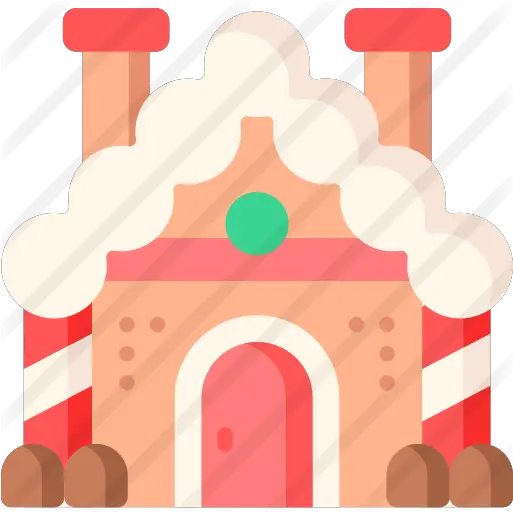  Gingerbread House Free Buildings Icons Clip Art Png Gingerbread House Png