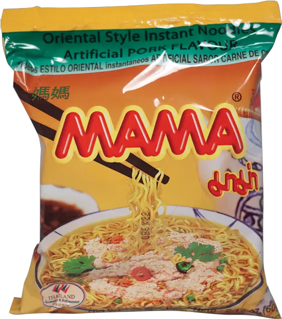  Buy Mama Brand Pork Noodle 45817 By The Case Mama Instant Noodles Png Noodles Transparent