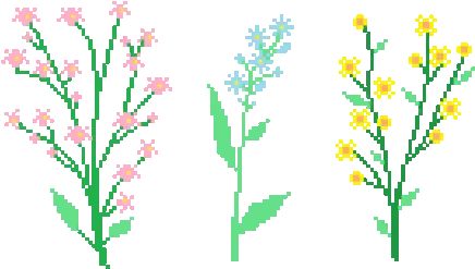  Me Gusta Transparent Flower Pixel Art Png Pixel Flower Png