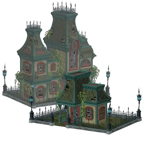  Haunted House Feral Wiki Fandom Medieval Architecture Png Haunted House Png