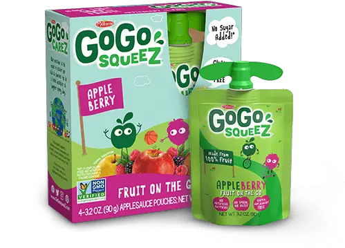  Gogo Squeez Appleberry Squeezable Berry Applesauce Fruit Snack Gogo Squeez Applesauce Png Berry Png