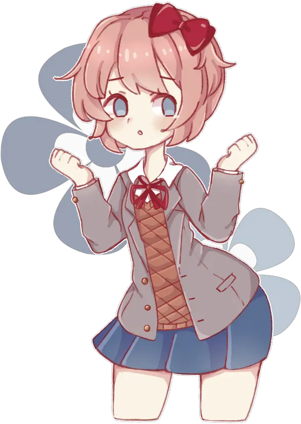  680 Doki Literature Club Ideas Ddlc Fanart Cute Sayori Png Chu Chu Rocket Icon