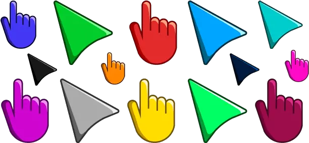  Color Custom Cursor Browser Extension Color Cursor Png Cursor Hand Png