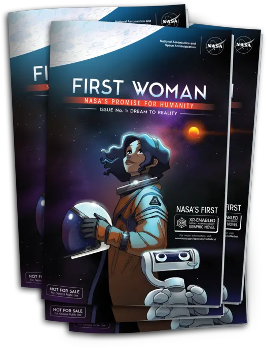  Nasa Releases U0027first Womanu0027 Its First Interactive Graphic Nasa First Woman Graphic Novel Png Nasa Icon Mission