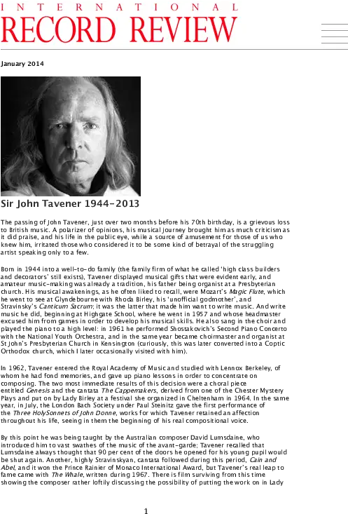  Pdf Obituary Sir John Tavener 1944 2013 Irr January 2014 Hair Design Png Orthodox Icon Of Saint Thekla