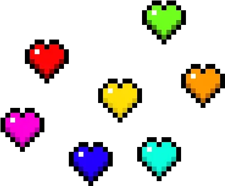  Hearts Undertale Pixel Art Undertale Heart Png Undertale Heart Png