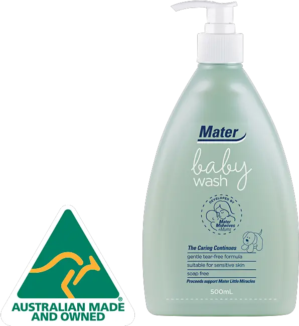  Baby Wash Specifically Formulated For Newborn Skin Soap Free No Sls Mater Mothersu0027 Products Made In Australia Png Mater Png