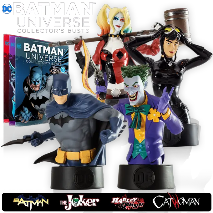  Batman Universe Busts Dc Universe Collectibles Bust Png Dc Icon Harley Statue