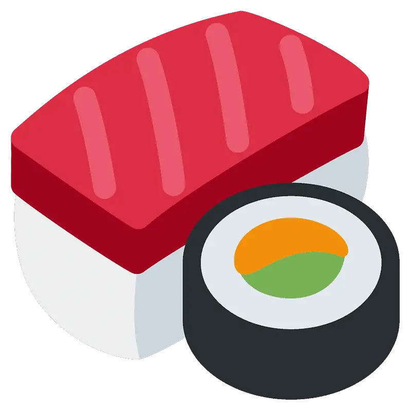  Sushi Emoji Icon Of Flat Style Available In Svg Png Eps Sushi Favicon Sushi Png