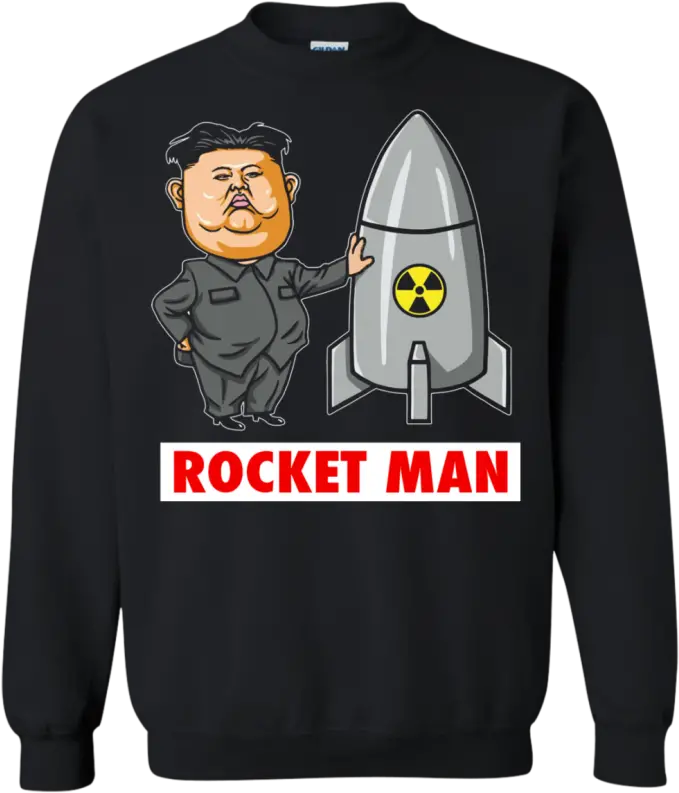  Trump Called Kim Jong Un Rocketman Sweatshirt Snake Pattern Christmas Sweater Png Kim Jong Un Png