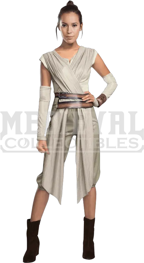  Force Awakens Deluxe Adult Rey Costume Rey The Force Awakens Costume Png Rey Star Wars Png