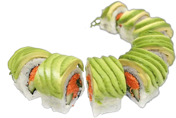  Sushi Identifier Dragon Roll Sushi Transparent Png Sushi Roll Png