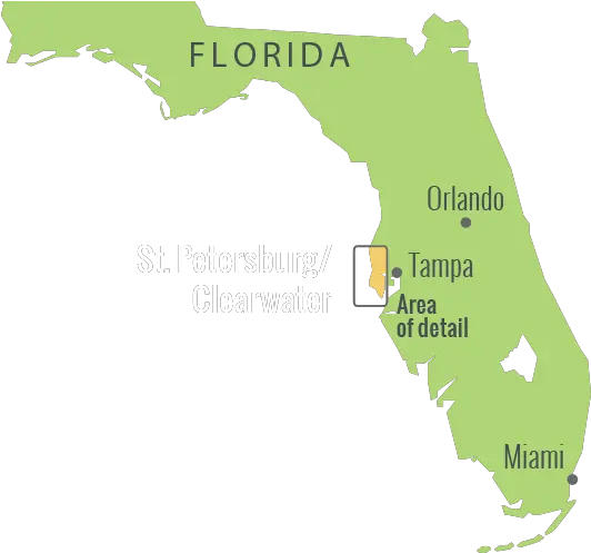  Visit St Petersburg Clearwater Florida Saint Petersburg Florida Map Png Florida Outline Png