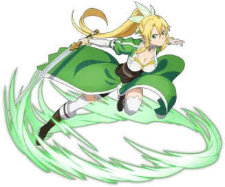  Sword Art Online Suguha Kirigaya Characters Tv Tropes Sao Leafa Png Terraria Logo Hd