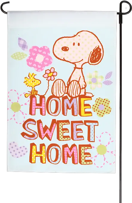  Download Spring Peanuts Home Sweet Garden Flag Home Dot Png Snoopy Buddy Icon