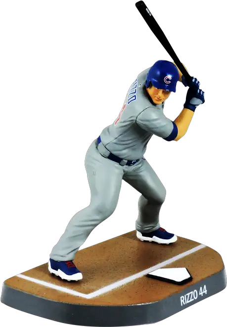  Anthony Rizzo Chicago Cubs 2017 Mlb 6 Figure Imports Composite Baseball Bat Png Chicago Cubs Buddy Icon