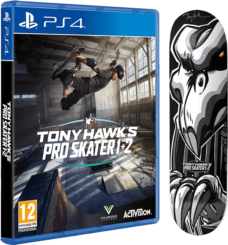  Tony Hawks Pro Skater Tony Pro Skater 1 2 Playstation 4 Png Tony Hawk Png