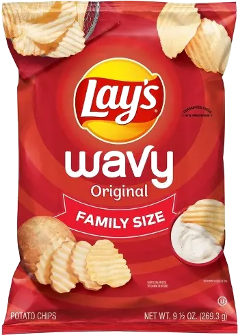  Layu0027s Potato Chips Family Size Wavy Png Potato Chips Png