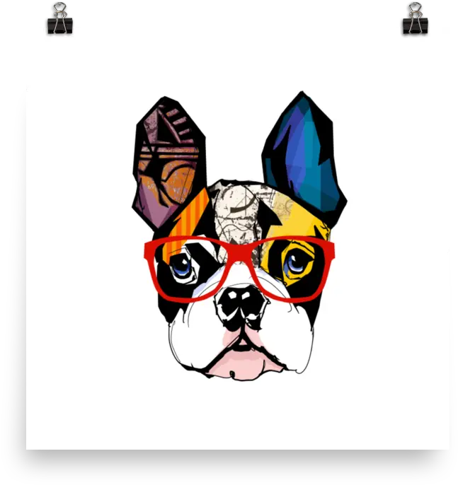  Download Art Print Chinese Dog New Year Boston Terrier French Bulldog Pop Art Png Boston Terrier Png