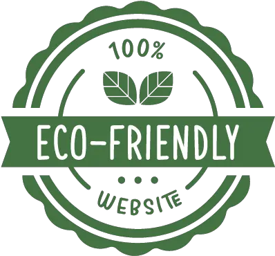  Green Hosting Badges Ecohost Eco Friendly Website Badges Png Badge Png