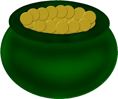  Green Pot Of Gold Png Picture Gold Png Pot O Gold Pot Of Gold Png