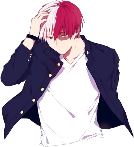  Telegram Sticker From Melikau0027s Exclusive Pack Fictional Character Png Todoroki Icon