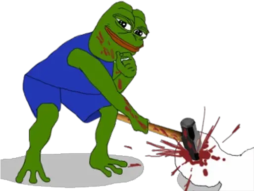  Telegram Sticker 16 From Collection Pepe The Frog Pepe Killing Wojak Png Pepe The Frog Transparent