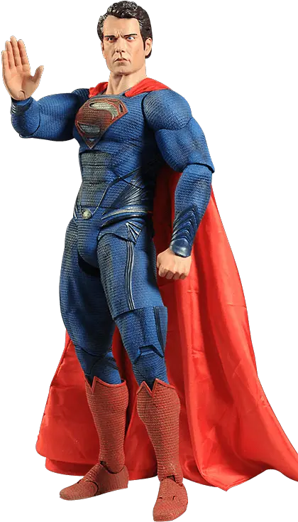  Download Man Of Steel Large Superman Action Figure Png Image Super Man Action Figure Png Man Of Steel Png