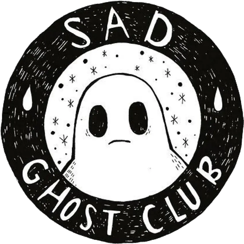  Ghost Clipart Sad Transparent Free Circle Png Ghost Transparent