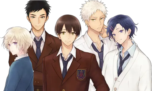  2nd Promo Video For Sanrio Boys Smartphone Dating App Group Of Boys Anime Png Anime Boy Transparent