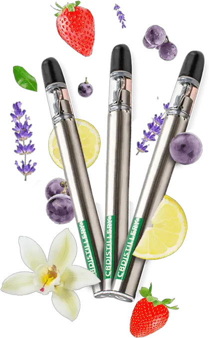  Cbdistillery Cbd Vape Pen U2013 200mg Flavor Burst Variety Three Pack Strawberry Png Vape Pen Png