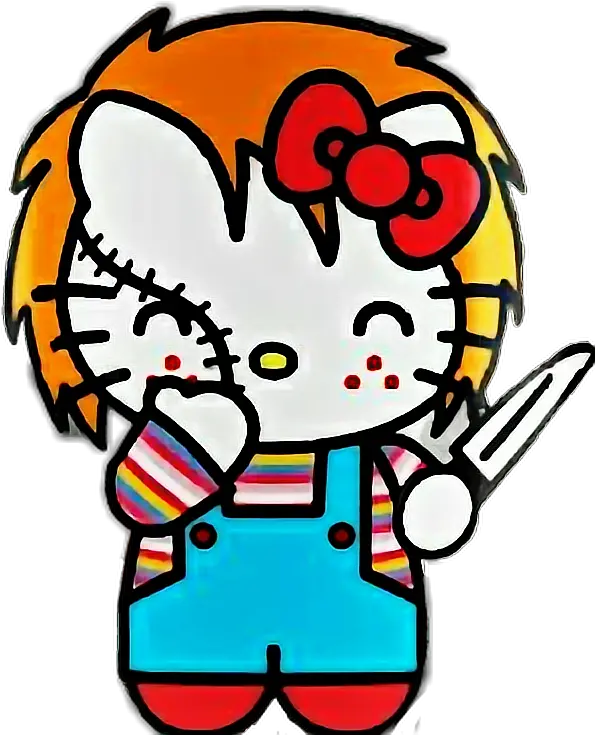  Hellokitty Chucky Halloween Hello Kitty Chucky Full Size Halloween Hello Kitty Chucky Png Chucky Png