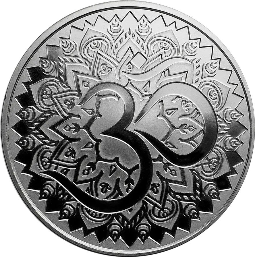  2017 Aum 1oz Silver Shield Round Coins For Sale Coin Png Silver Shield Png