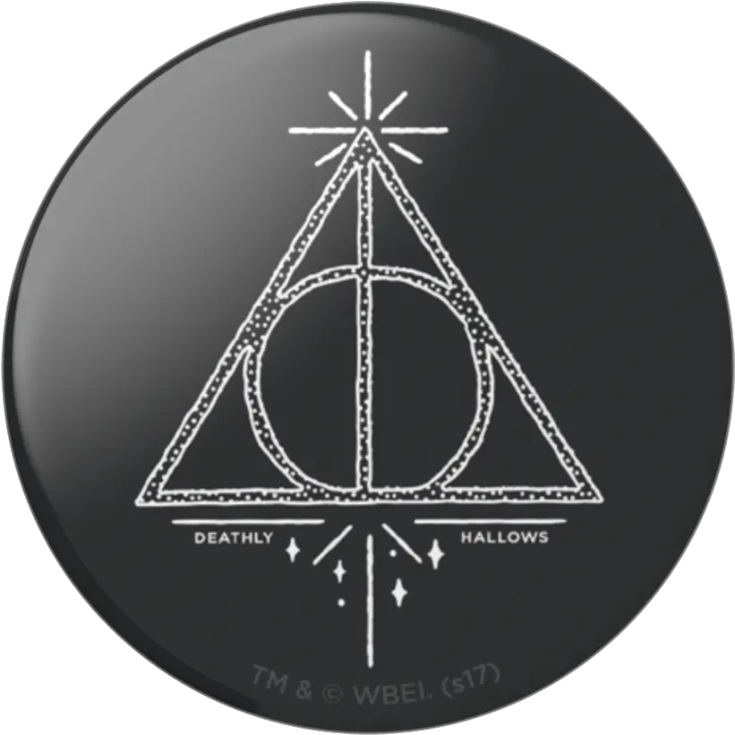  Popsockets Popgrip Deathly Hallows Swappable Phone Grip In Popsocket Harry Potter Png Deathly Hallows Png