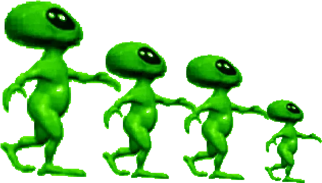  90s Transparent Alien Picture 938645 Alien Clipart Png Gif Alien Transparent