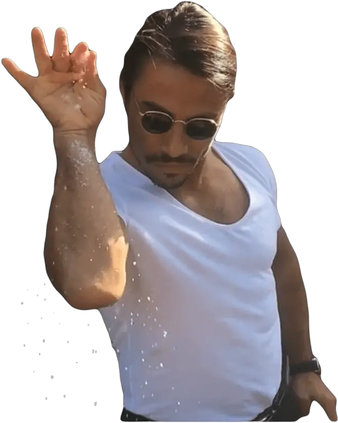  Salt Bae Chef Png Clipart Mart Funny Stickers For Whatsapp Png Chef Png