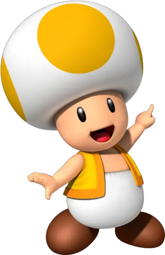  Yellow Toad Yellow Toad From Mario Png Toad Png