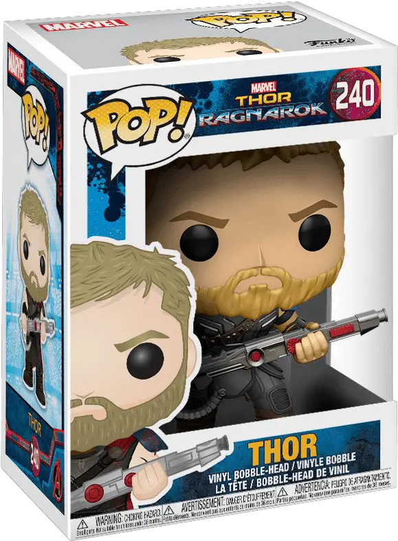  Funko Pop Marvel Thor Ragnarok Thor Vinyl Bobblehead New Thor Ragnarok Summer Convention 2018 Png Ragnarok Png