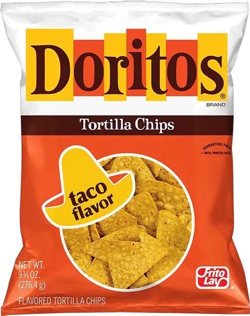  Taco Flavored Tortilla Chips Doritos Tortilla Chips Png Doritos Transparent