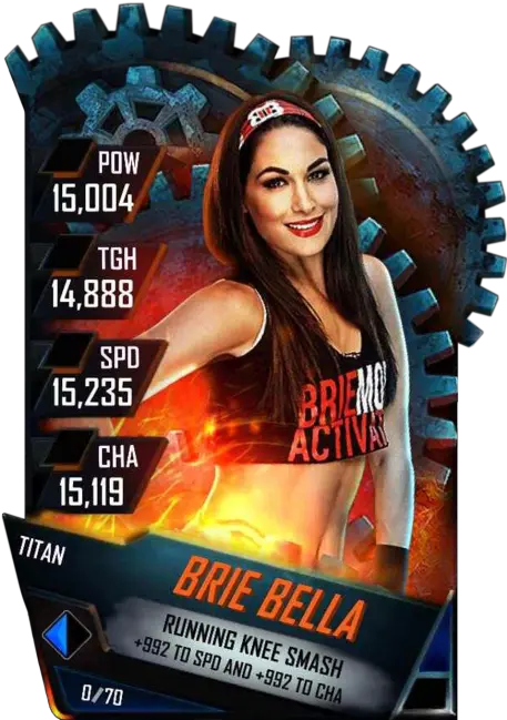  Brie Bella Wwe Supercard Season 1 Debut Wwe Supercard Wwe Supercard Aj Styles Png Nikki Bella Png