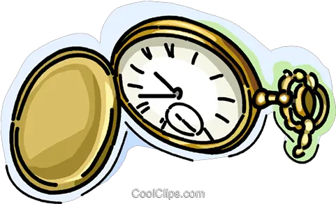  Pocket Watch Royalty Free Vector Clip Art Illustration Taschenuhr Clipart Png Pocket Watch Png