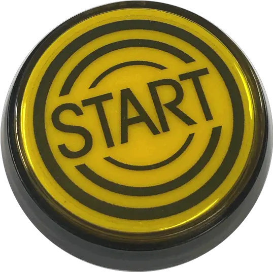  Data East Start Button Yellow Solid Png Start Button Png