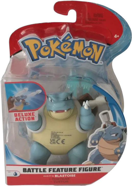  Pokemon Battle Feature Figure Blastoise Pokémon Mystery Explorers Of Time Png Blastoise Png